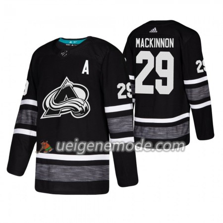 Herren Eishockey Colorado Avalanche Trikot Nathan MacKinnon 29 2019 All-Star Adidas Schwarz Authentic